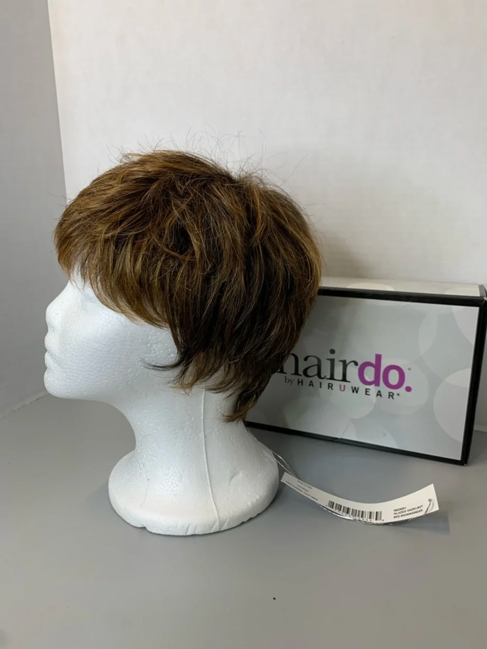 Hairdo glazed Hazelnut Medium Brown/Ginger Short Textured Cut Wig by HairUwear